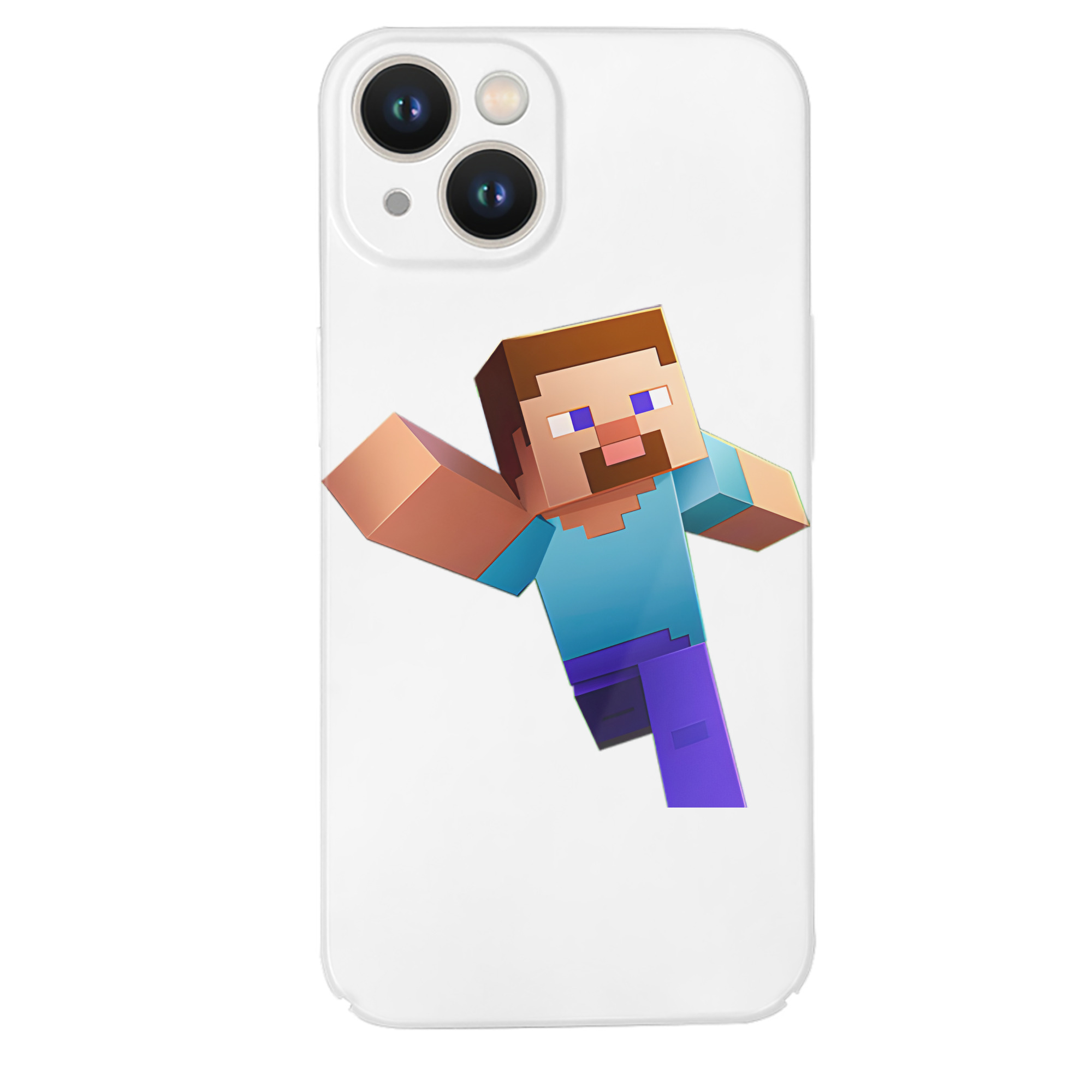 （画像用） マインクラフト ブロックの世界 Minecraft MC Block world 【iPhone 14シリーズ対応】ハードケース